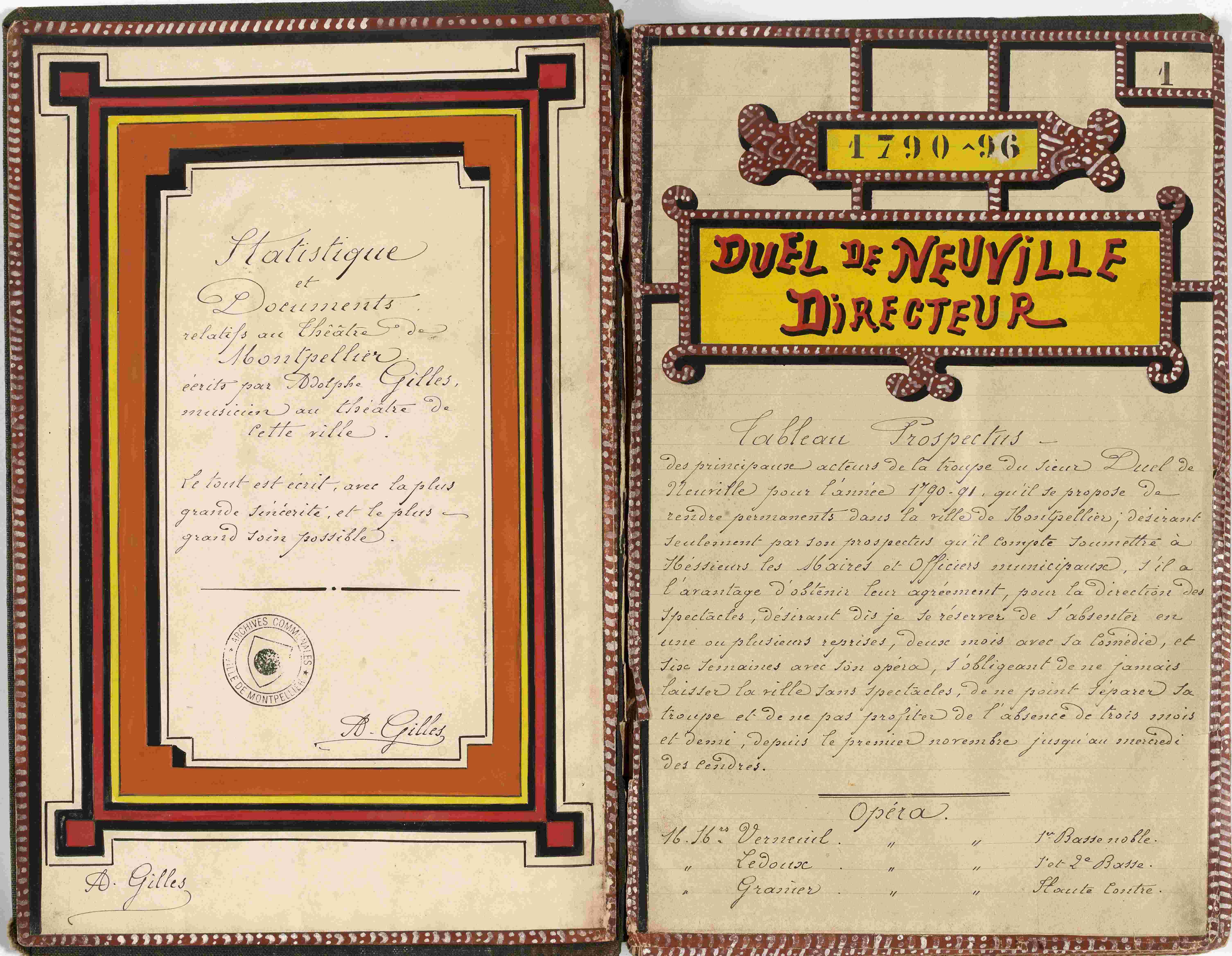 Archives de Montpellier, 9 S 1