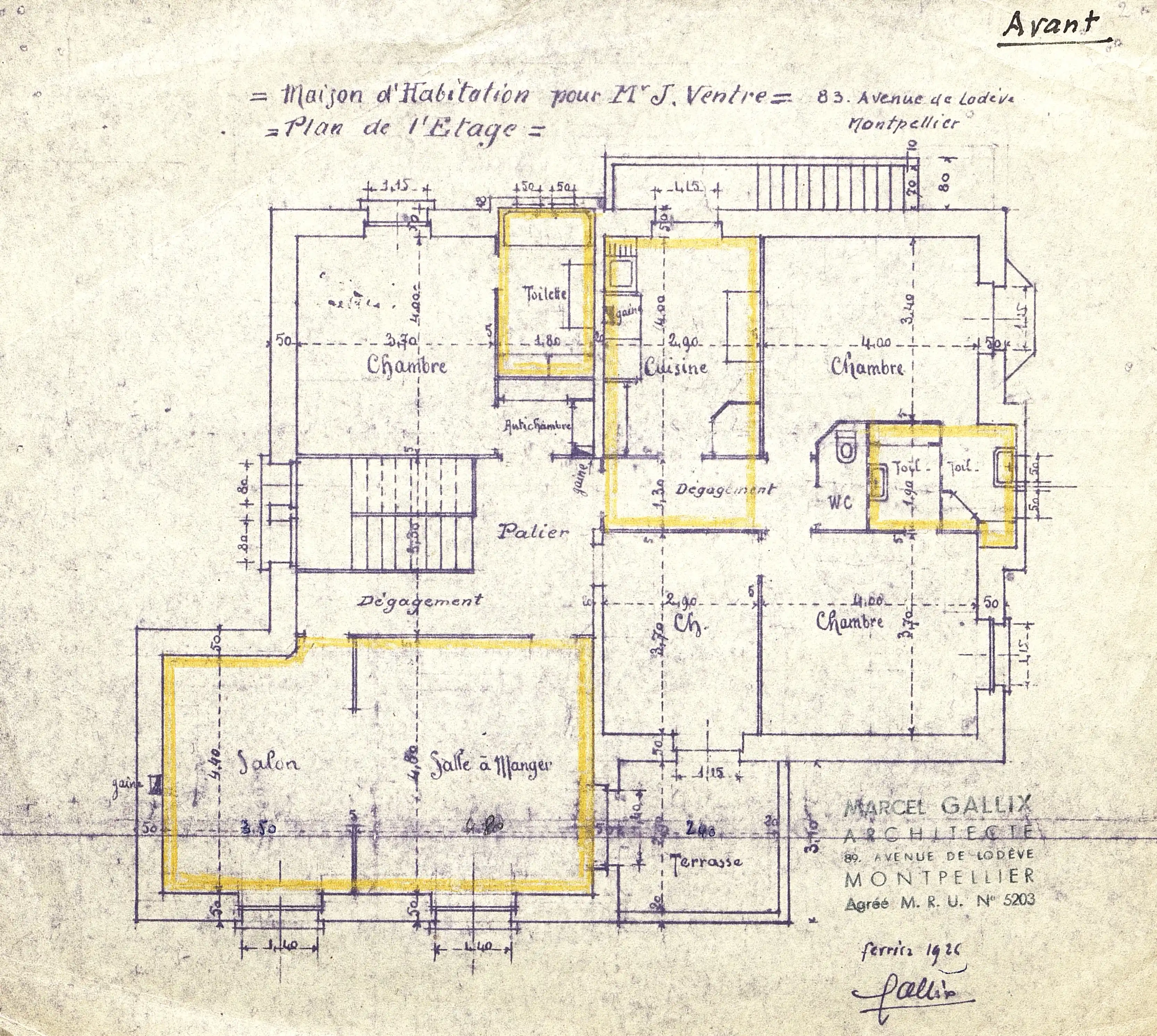 Archives de Montpellier, 43 S 8