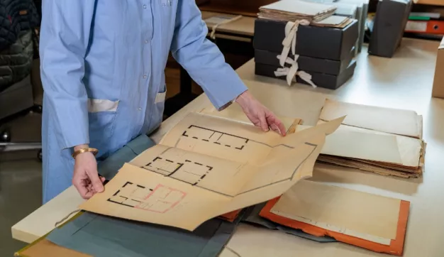 illustration mission classer des archives de montpellier